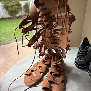 TORRID Brown Gladiator Sandals - BUNDLE